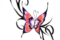 Popular Butterfly tattoo design for women