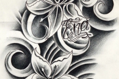 Hummingbird-With-Flowers-Tattoo-Design-1