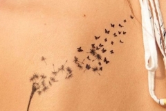 dandelion-with-many-small-butterfly-tattoo